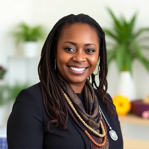 Dr. Nomusa Dlamini, Head Nutritionist, smiling warmly in a professional setting.